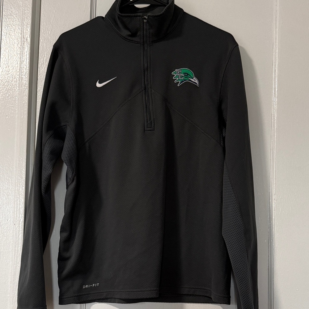 Nike Black Endicott College Quarter-Zip Pullover